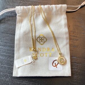 Kendra Scott Gold and Multicolor Pendant Letter Q Necklace